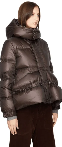 Daunenjacke Dunkelbraun