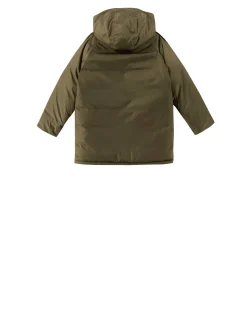 Daunenjacke mit Kapuze Khaki