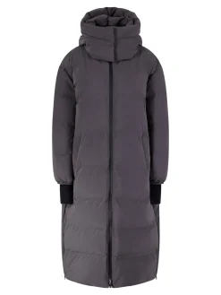 Daunenmantel 'Laminar Long Light' Grau
