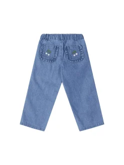 Denim-Hose 'Cerises' Blau