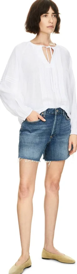 Denim-Shorts 'Nye' Mittelblau