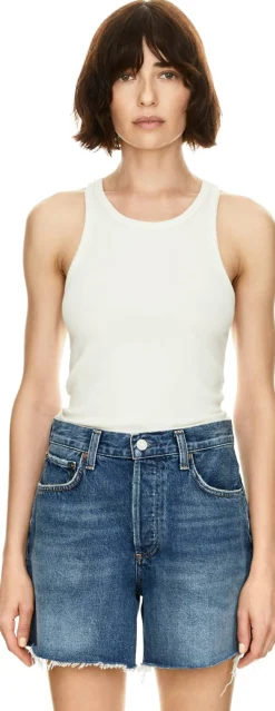 Denim-Shorts 'Nye' Mittelblau