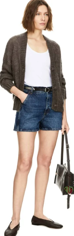 Denim-Shorts 'The Dockside' Dunkelblau