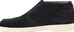 Desert Boots aus Veloursleder Marineblau