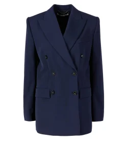 Doppelreihiger Blazer in Marineblau