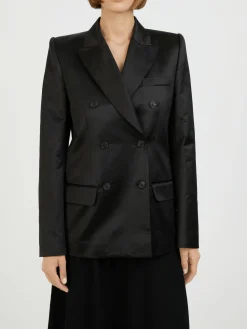 Doppelreihiger Blazer Schwarz