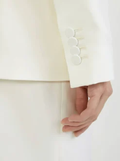Doppelreihiger Cashmere-Blazer 'Stephanie' Crème