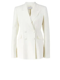 Doppelreihiger Cashmere-Blazer 'Stephanie' Crème