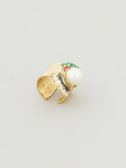 Earcuff 'Clip Pompadour Couleur' Gold