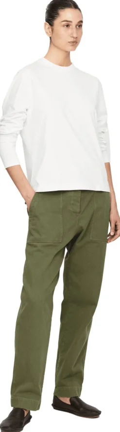 3er-Pack Langarmshirt aus Baumwolle Weiß