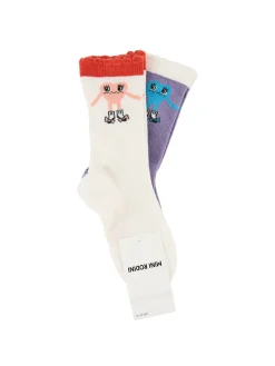 2er-Pack Socken 'Heart in shoes' Multi