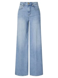 Flared-Cut Jeans 'Maury' Hellblau