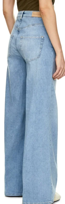 Flared-Cut Jeans 'Maury' Hellblau