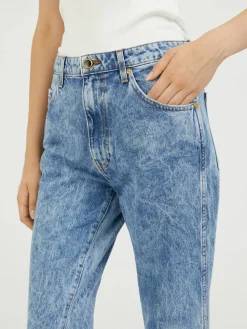 Flared-Leg Jeans 'Vivian' Eisblau