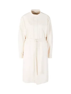 Fließendes Liquette‑Kleid mit Knopfleiste Rosé