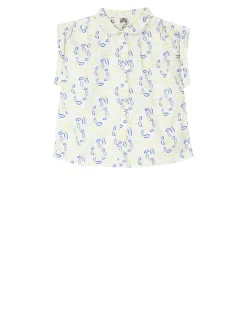 Florale Bluse 'Lorelei' Gelb