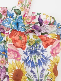 Floraler Baumwoll-Jumpsuit Multi