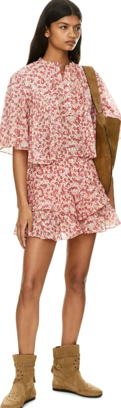 Floraler Skort 'Jocadia' Rot
