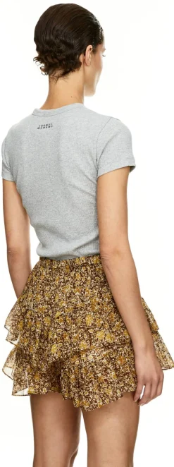 Florale Shorts 'Jocadia' mit Rüschen Multi