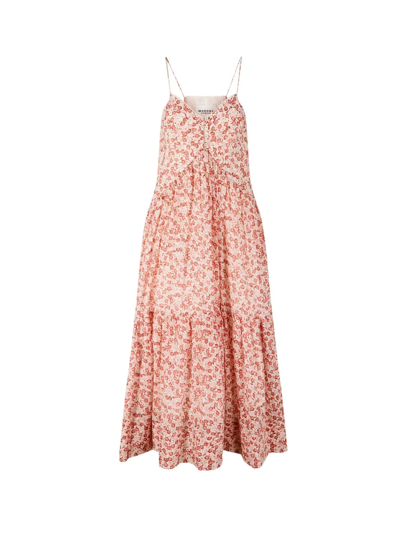 Florales Maxikleid 'Sabba' Rot