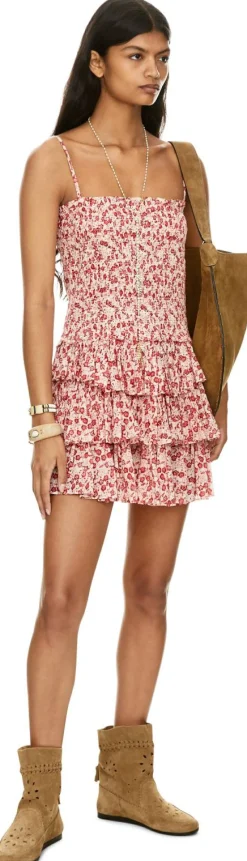 Florales Minikleid 'Elodie' Rot