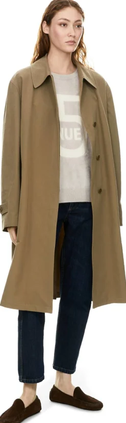 Gebürsteter Cashmere-Pullover '5Th Avenue' Kitt/Ecru