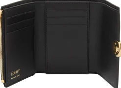 Geldbörse 'Pebble Small Vertical' Schwarz