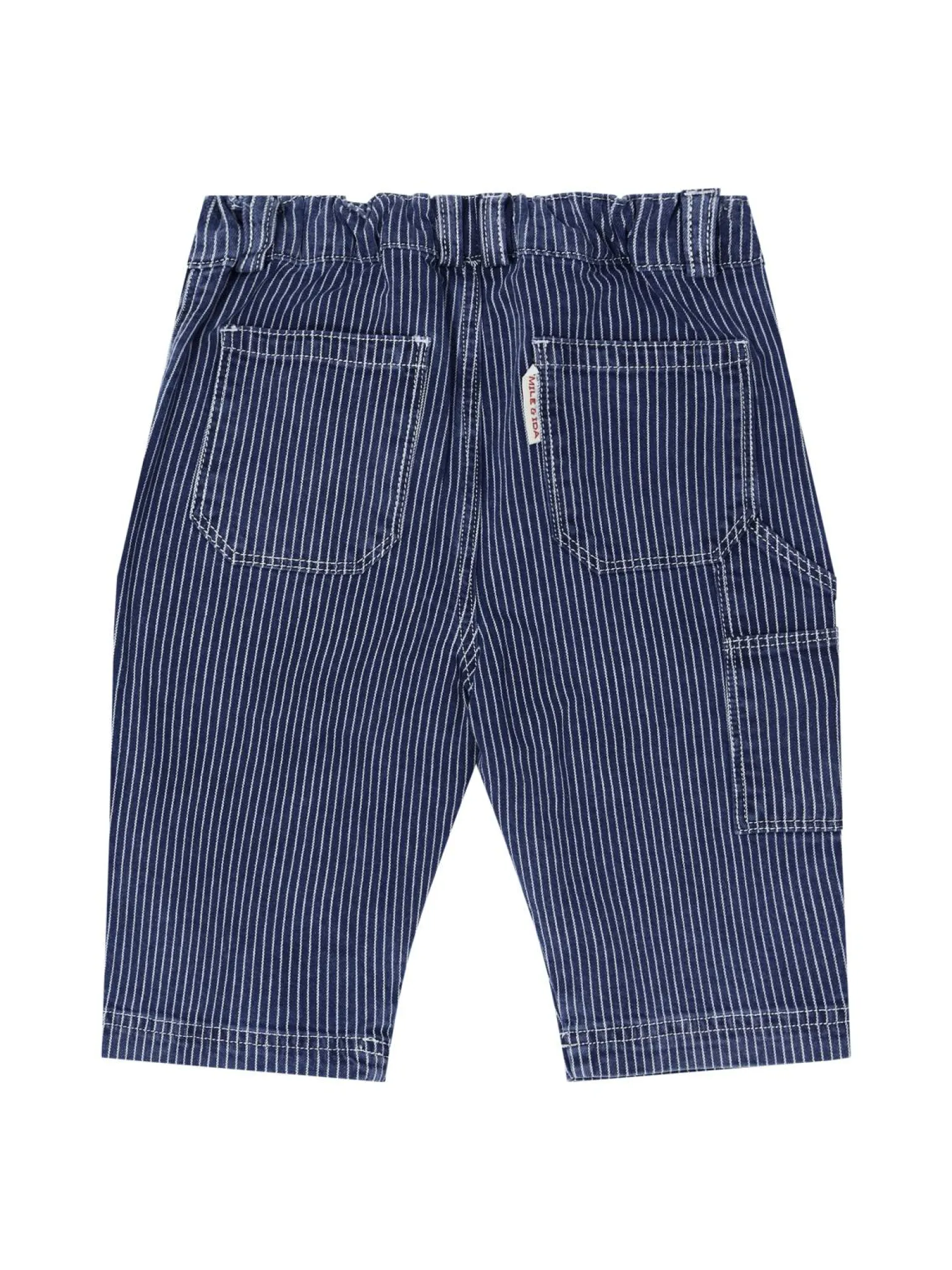Gestreifte Denim 'Raye' Mittelblau