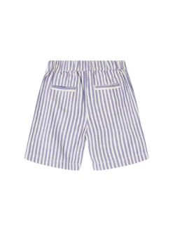 Gestreifte Denim-Shorts 'Rayures' Blau