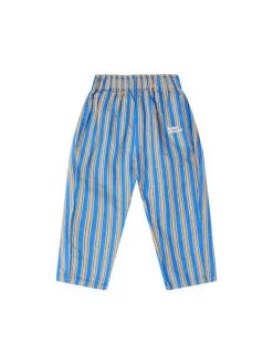 Gestreifte Hose 'New Hairline' Blau