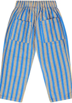 Gestreifte Hose 'New Hairline' Blau
