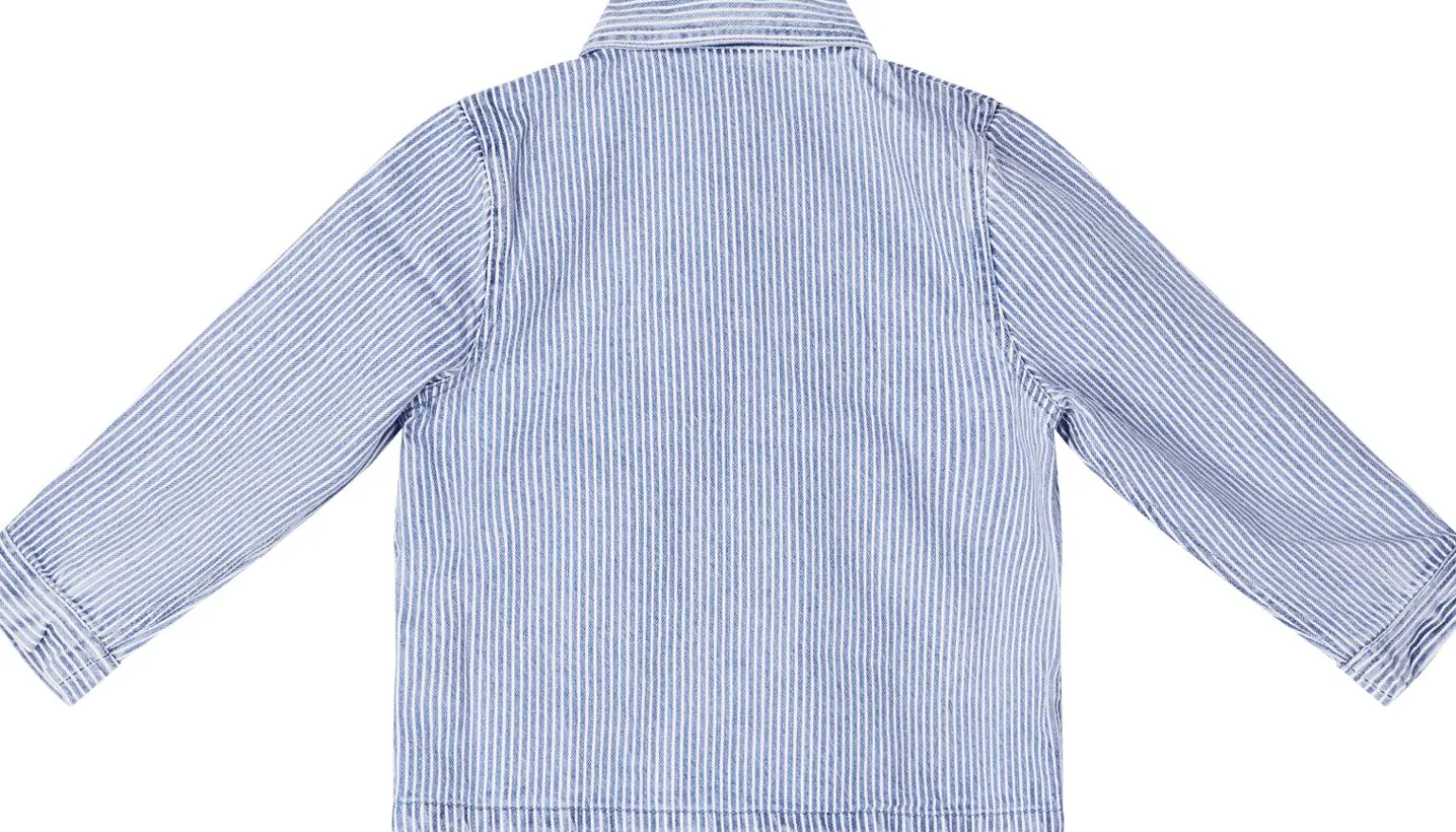 Gestreifte Jeansjacke 'Nineties' Blau