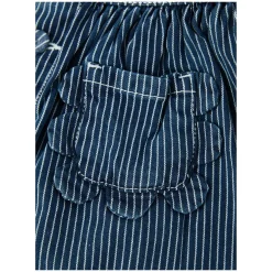 Gestreifter Jeansrock 'Raye' Mittelblau
