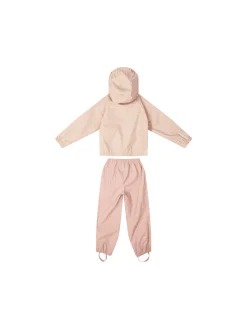 Gestreifter Regen-Kit 'Cayce' Rosé