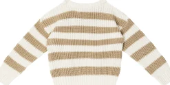 Gestreifter Strickpullover 'Lantana' Beige