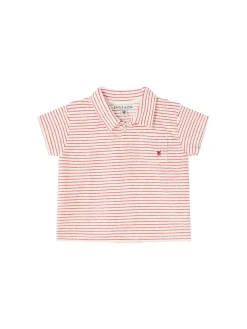Gestreiftes Frottee-Poloshirt 'Eponge' Multi