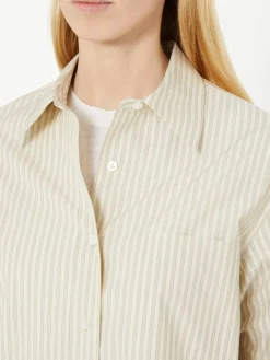 Gestreiftes Hemd 'Nesson' Beige