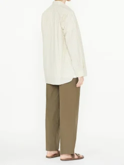 Gestreiftes Hemd 'Nesson' Beige