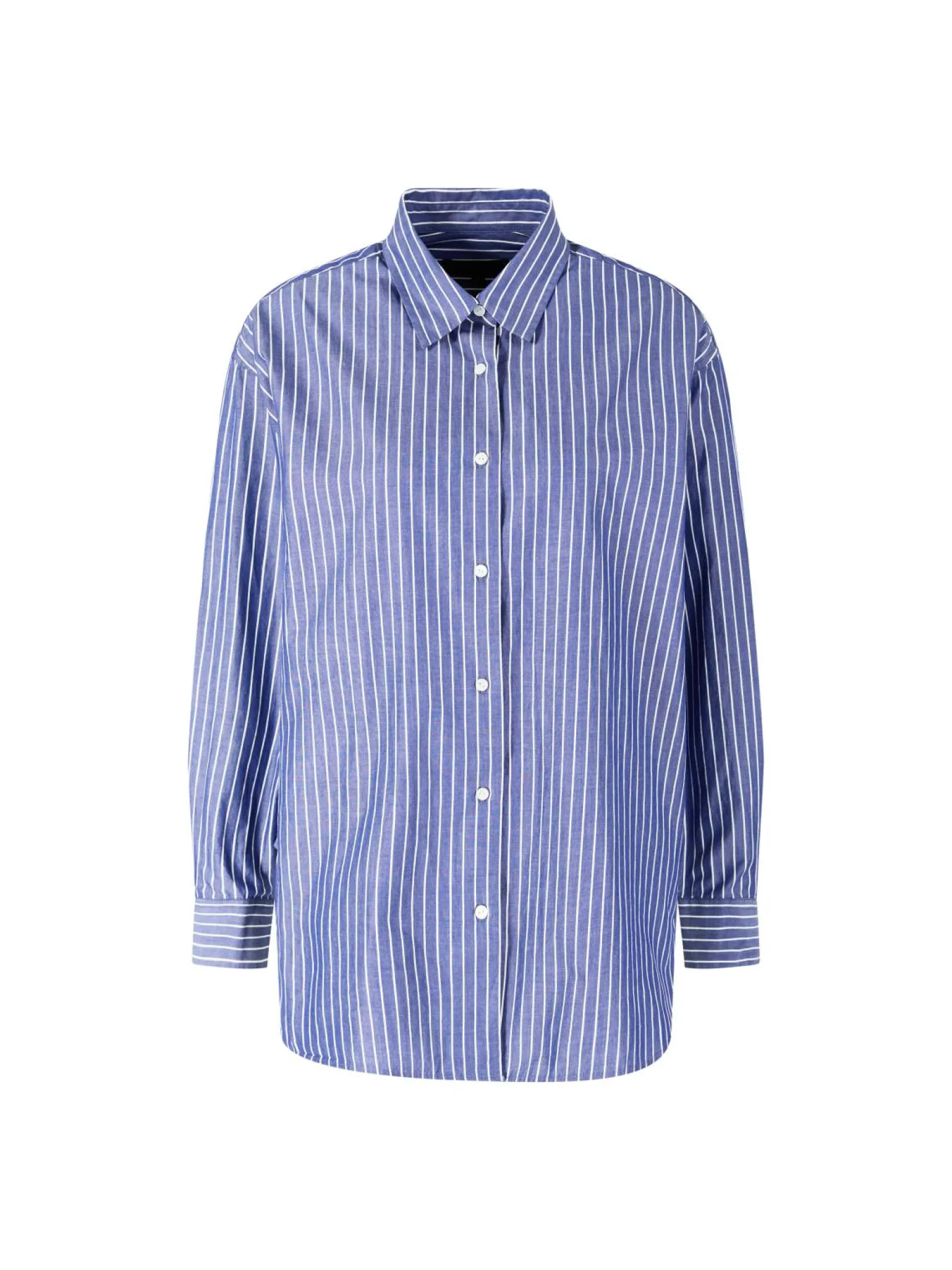 Gestreiftes Hemd 'Yorke' Blau