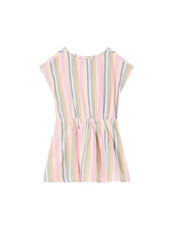Gestreiftes Kleid Multi