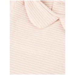 Gestreiftes Langarmshirt 'Angelica' Rosé/Crème