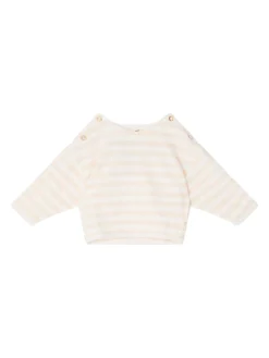 Gestreiftes Langarmshirt 'Poseidon' Rosé