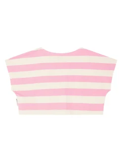 Gestreiftes T-Shirt 'Soleil' Pink