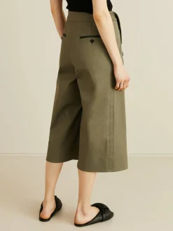 Gestufter Rock Khaki