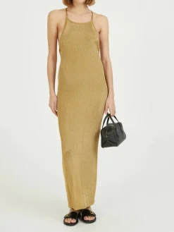 Glitzerndes Maxikleid 'Nox' Gold