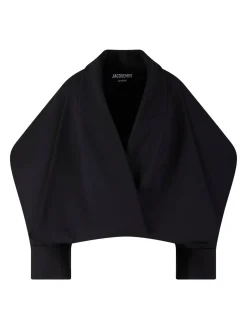 Godet-Jacke 'La Meunier' Schwarz