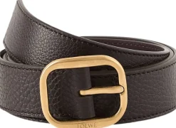 Gürtel mit Loewe-Gravur Bordeaux