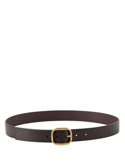 Gürtel mit Loewe-Gravur Bordeaux
