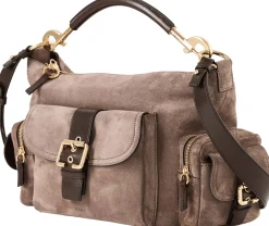 Handtasche 'Camera Medium' Dark Taupe