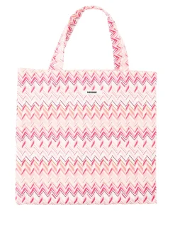 Handtasche mit Chevron-Print Multi